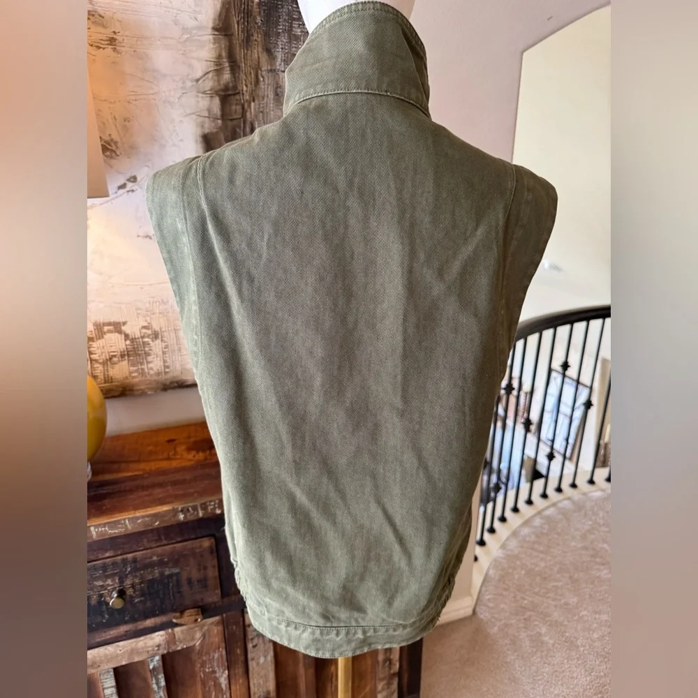 Miou Muse Green Utility Vest Size S/M - Picture 8 of 12
